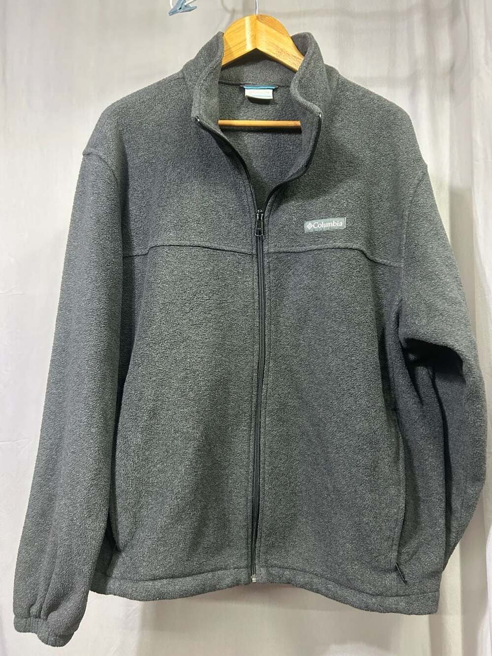 Columbia Steens Mountain Full Zip Fleece Jacket Charcoal Grey XXL
